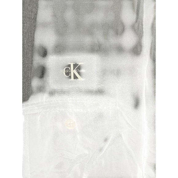 CALVIN KLEIN Extreme Slim Fit WOOL Gray 2-BUTTON Lined 2-PC SUIT 46R 44x32 - Picture 4 of 6